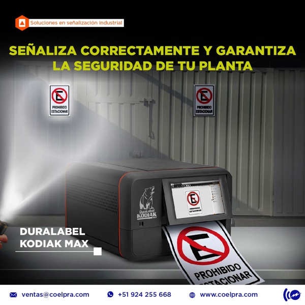 Impresora de Etiquetas DuraLabel Kodiak Max