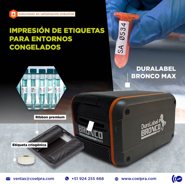 Impresora de Etiquetas DuraLabel Bronco Max