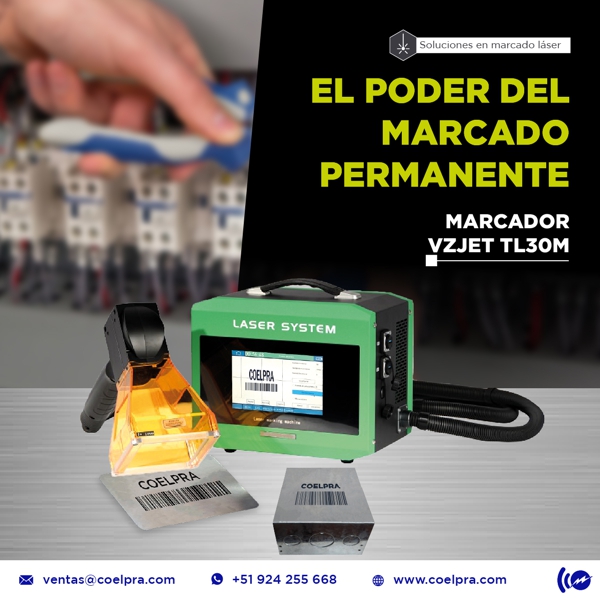 Vzjet TL30M marcador de metal portátil