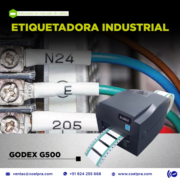 Godex G500 Impresora para mangas termocontraíbles