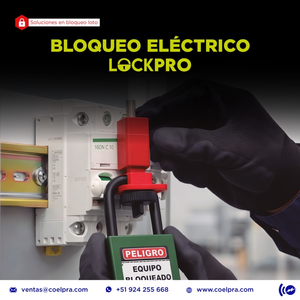LockPro Bloqueo de equipos eléctricos LOTO