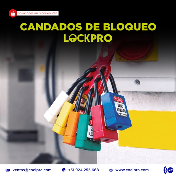 LockPro Candados de bloqueo LOTO