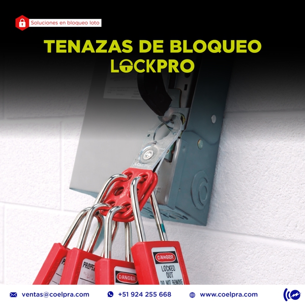 LockPro Tenazas de bloqueo LOTO