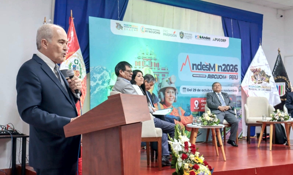 Desde Ayacucho se presenta Andesmin 2026: Epicentro de la minería y el desarrollo de los Andes