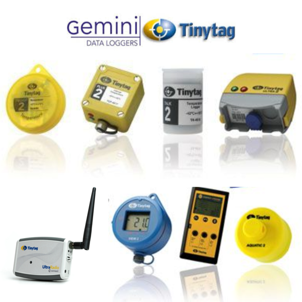 Gemini Data Loggers (Tinytag): Registradores digitales de Temperatura, Humedad y Procesos