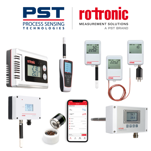 Rotronic PST: Transmisores de Humedad fijos, Termohigrómetros portátiles de campo y sondas calibradas