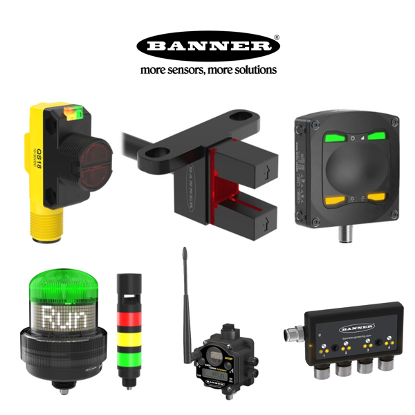 Banner Engineering: Sensores Fotoeléctricos, Seguridad de máquinas y Radio-Transmisores de Data